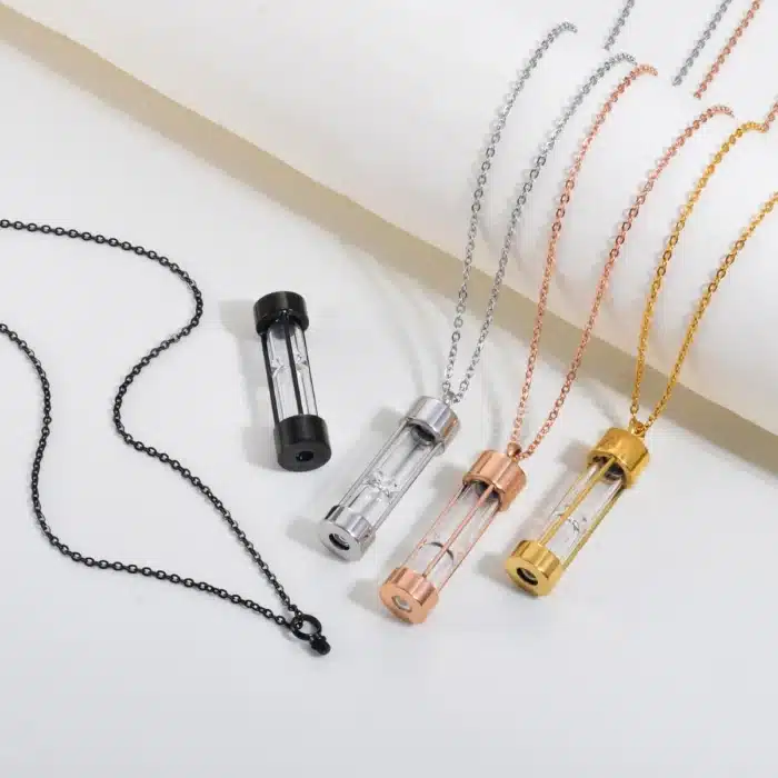 Collier couple sablier 3