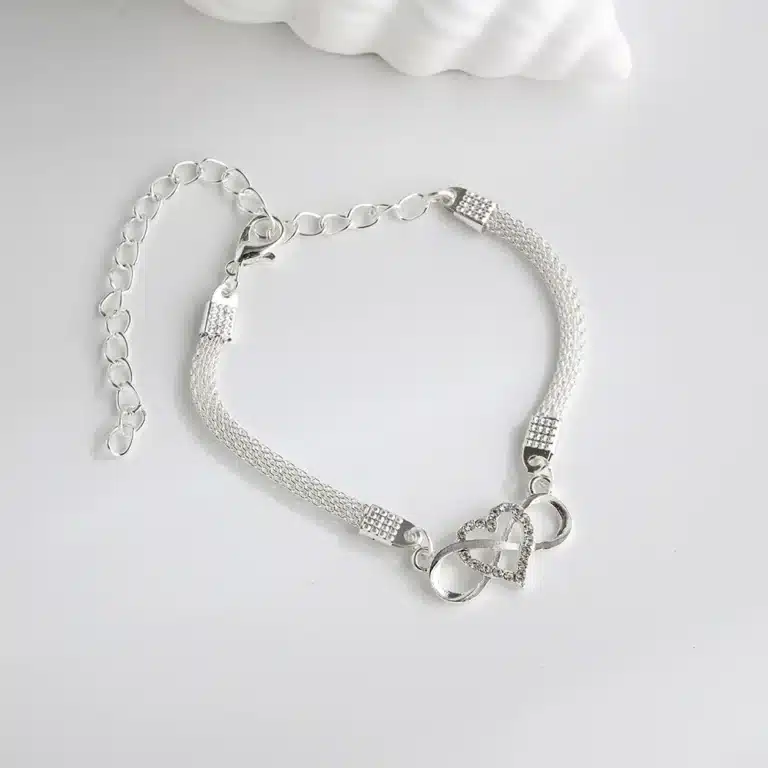 Bracelet coeur infini pour femme 2
