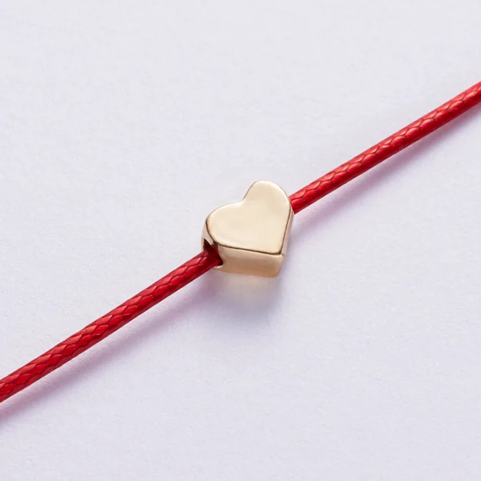Bracelet couple coeur fil rouge destin 3