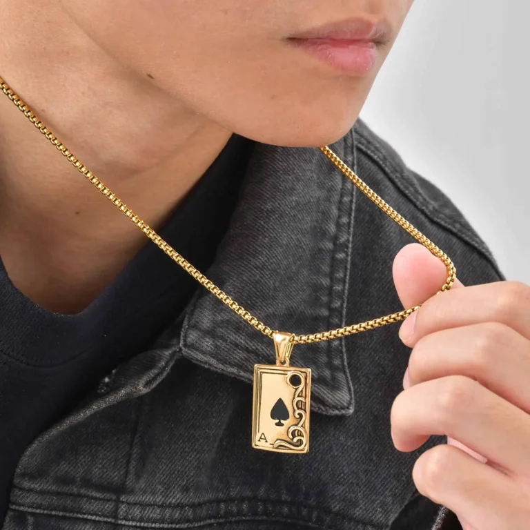 Collier couple jeux cartes 6