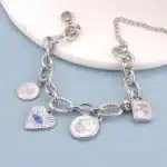Bracelet femme oeil bleu porte-bonheur 4