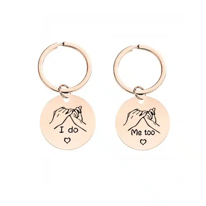 Porte-clés couple promesse 5