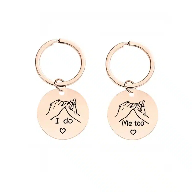 Porte-clés couple promesse 5