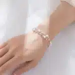 Bracelet couple femme amour argent 3