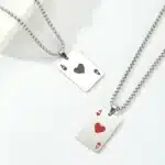 Collier couple as de coeur 4
