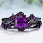 Bague claddagh couple violette 3