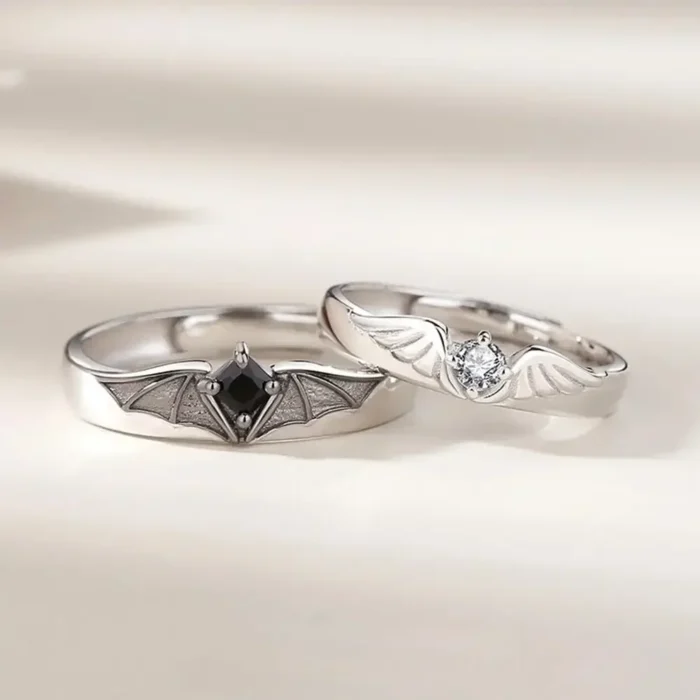 Bague de promesse ange et démon 3