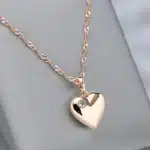 Collier coeur moderne femme 1