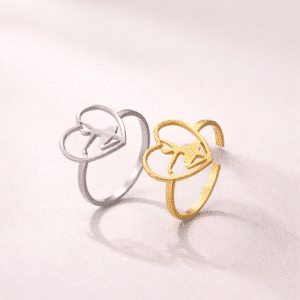 Bague de promesse ballerine femme