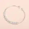 Bracelet jonc argent femme