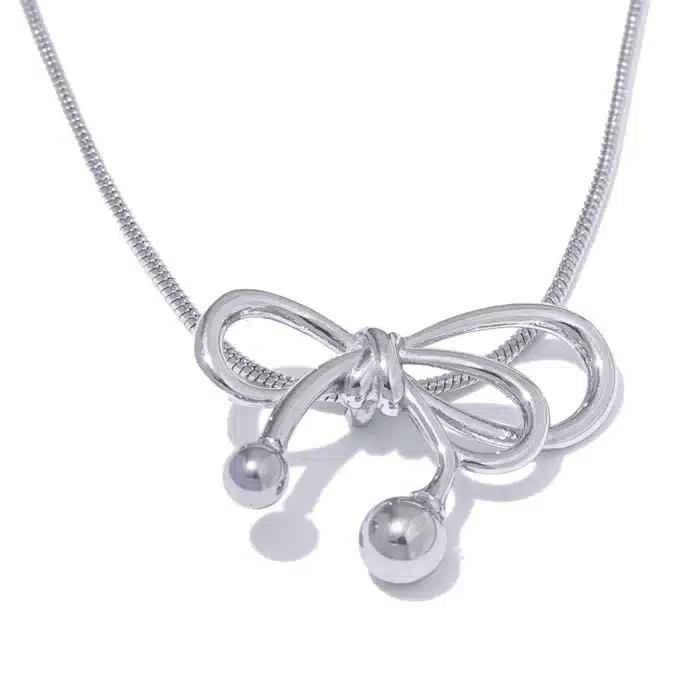 Collier noeud pour femme 6