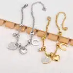 Bracelet femme breloques porte-bonheur 6