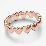 Bague de promesse petits coeurs pour femme 1