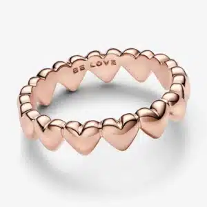 Bague de promesse petits coeurs pour femme 1