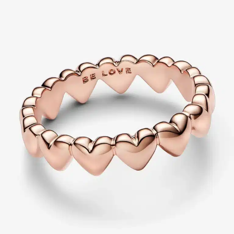 Bague de promesse petits coeurs pour femme 1