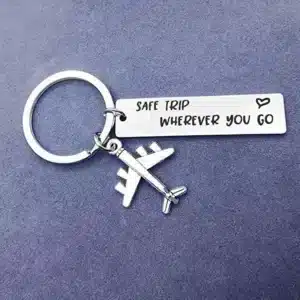 Porte-clés couple qui voyage 3