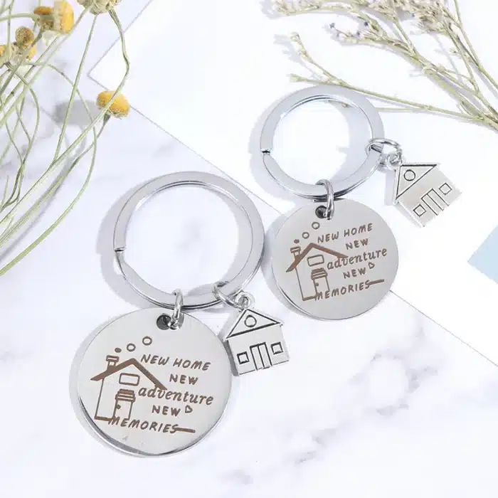 Porte-clés couple nouvelle maison 5