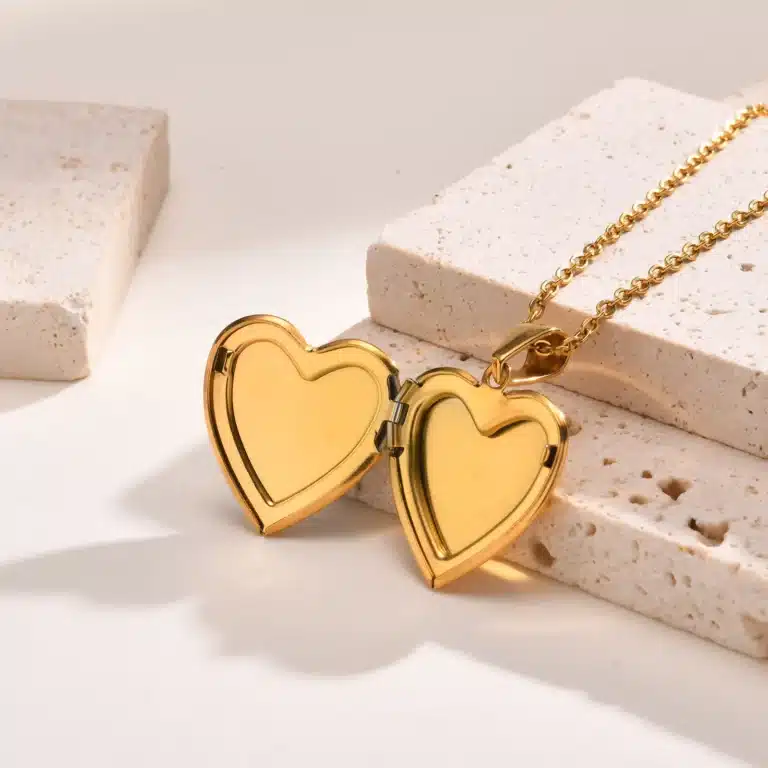 Collier coeur original pour femme 4