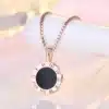 Collier femme rond chiffré 1