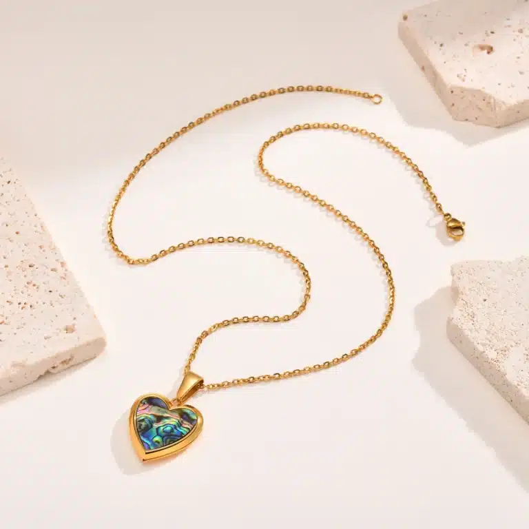 Collier coeur original pour femme 3