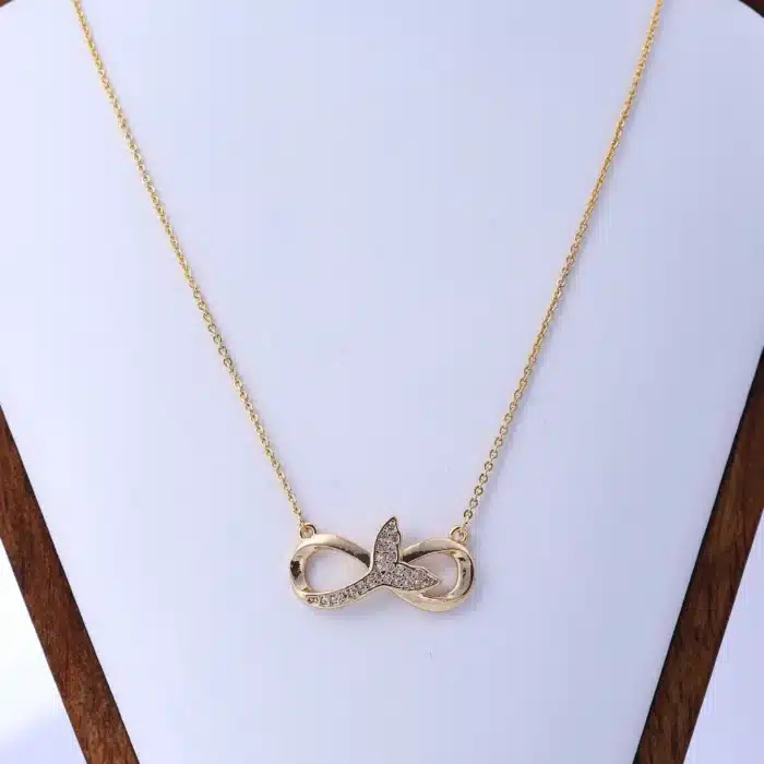 Collier couple infini brillant pour femme 3