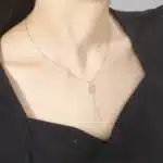 Collier femme personnalisé en forme de rose 2