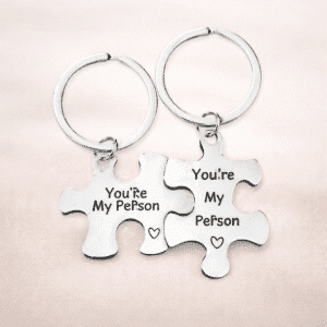 Porte-clés couple puzzle greys anatomy