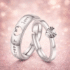 Bagues de couple coeur amoureux
