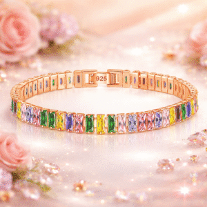 Bracelet pierres colorées pour femme