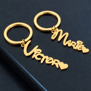 Duo porte-clés couple prénom disney