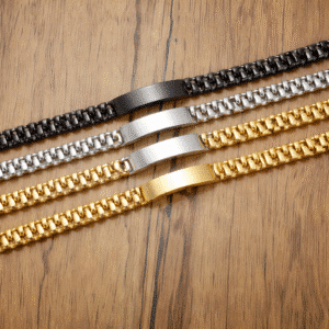 Bracelet fin personnalisé pour homme