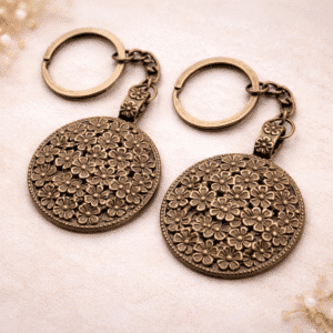 Porte-clés couple fleur de vie