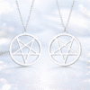 Collier couple punk étoile