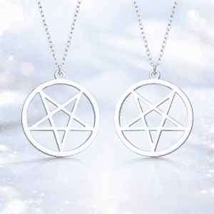 Collier couple punk étoile