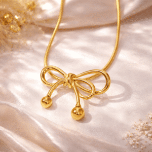 Collier noeud pour femme
