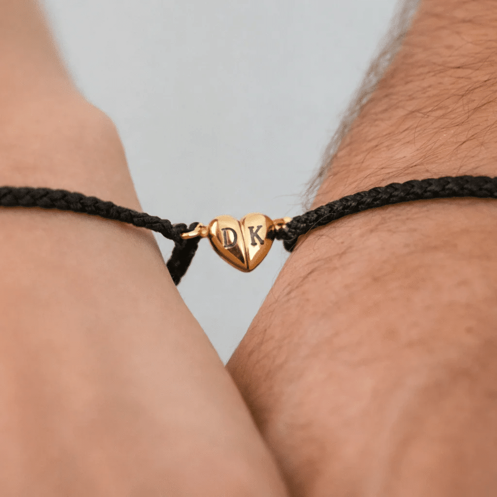 Bracelet couple aimanté