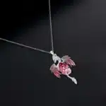 Collier femme dragon brillant 2
