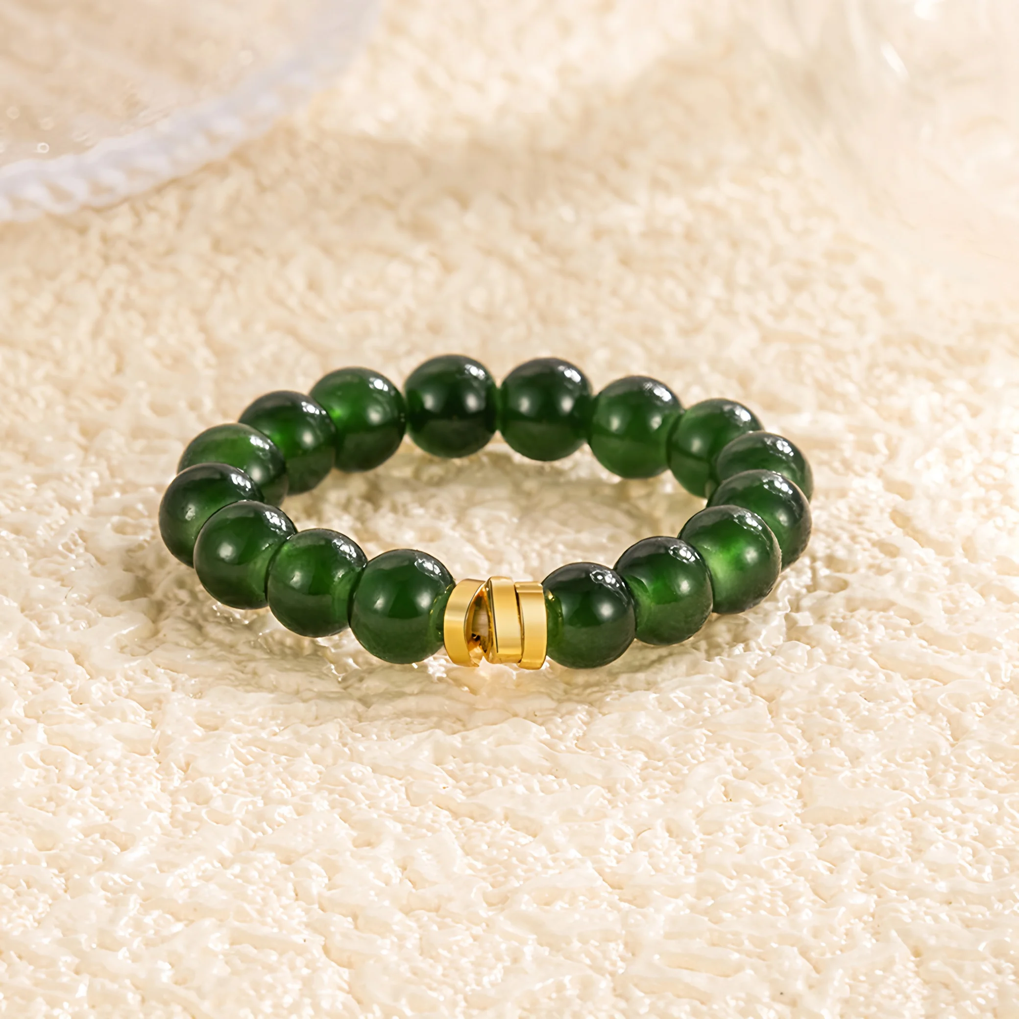 Bague femme pierres vertes