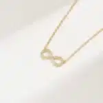 Collier femme pendentif infini 5