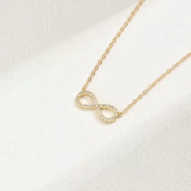 Collier femme pendentif infini 5
