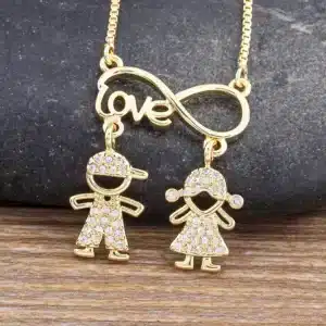 Collier couple infini love 1