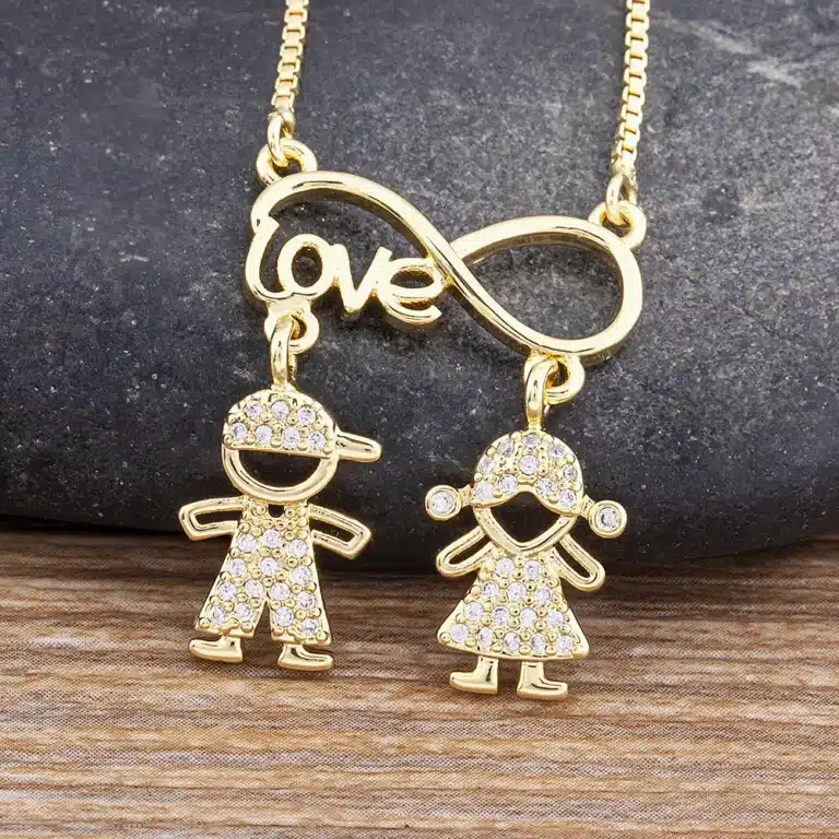 Collier couple infini love 1
