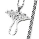 Colliers couple papillon lunaire 4