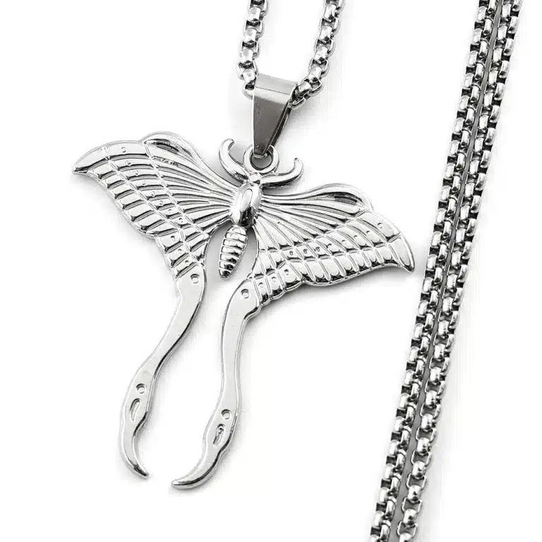 Colliers couple papillon lunaire 4
