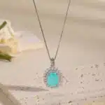Collier femme pierre turquoise 1