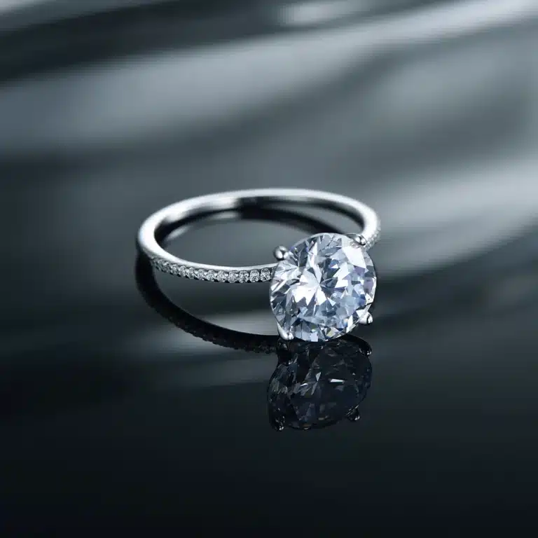 Bague femme solitaire brillant plusieurs couleurs 4