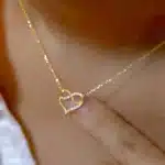 Collier femme pendentif coeur infini 4