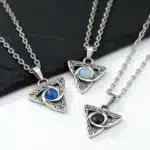 Collier homme vintage géométrique 2