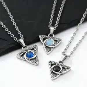 Collier homme vintage géométrique 2