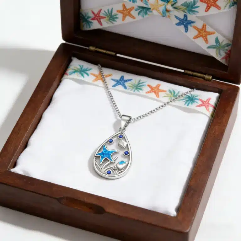 Collier femme océan opale 5